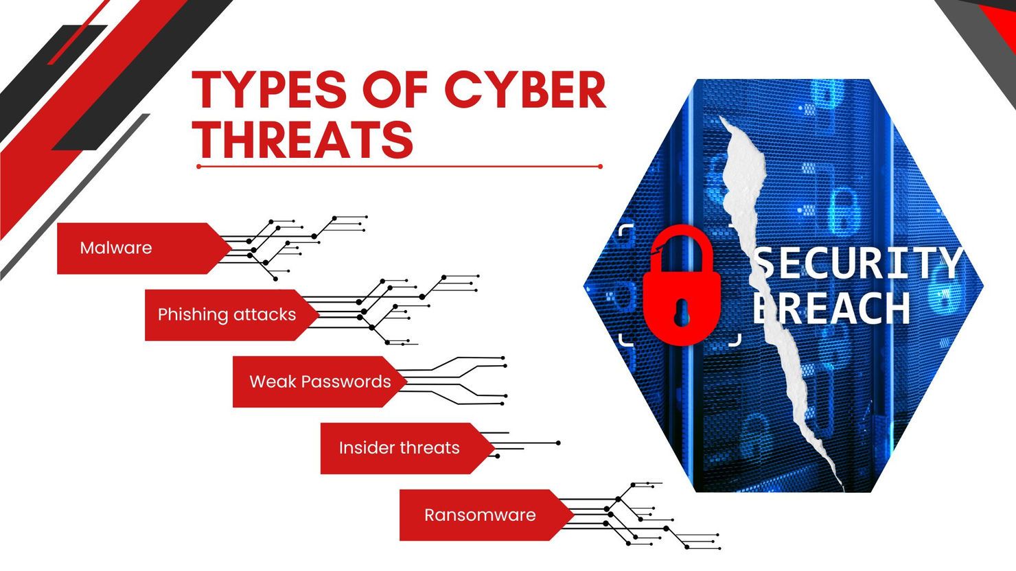 Infographic red boxes on white background with blue image