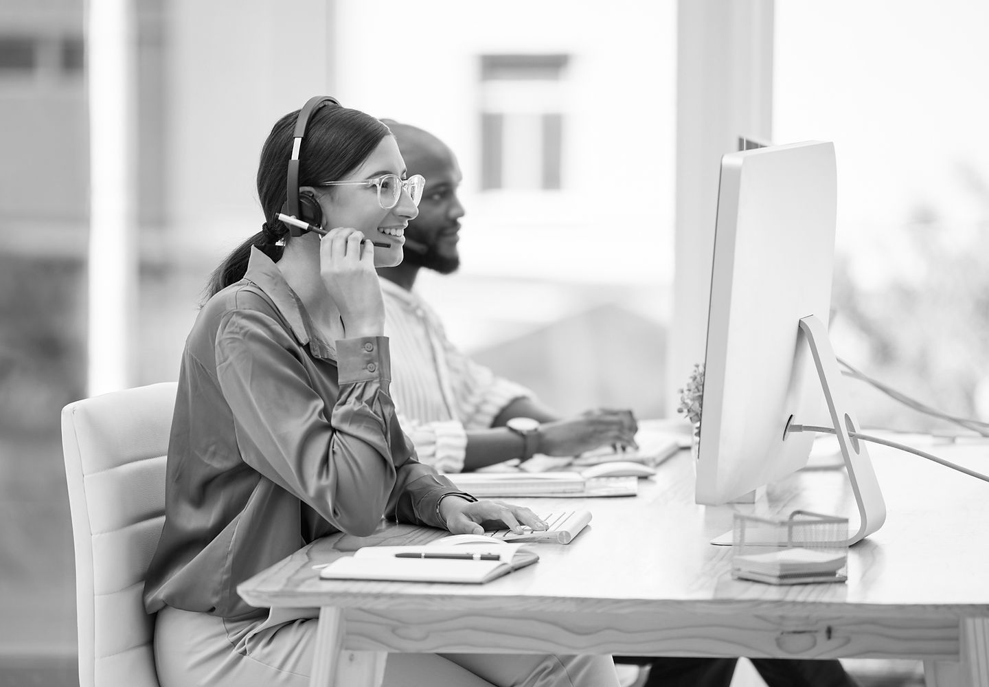 IT consultant advising a business client